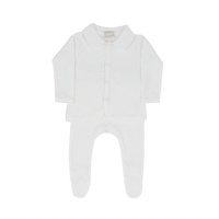 Set Welcome Cuello Holey Blanco - Minicoton