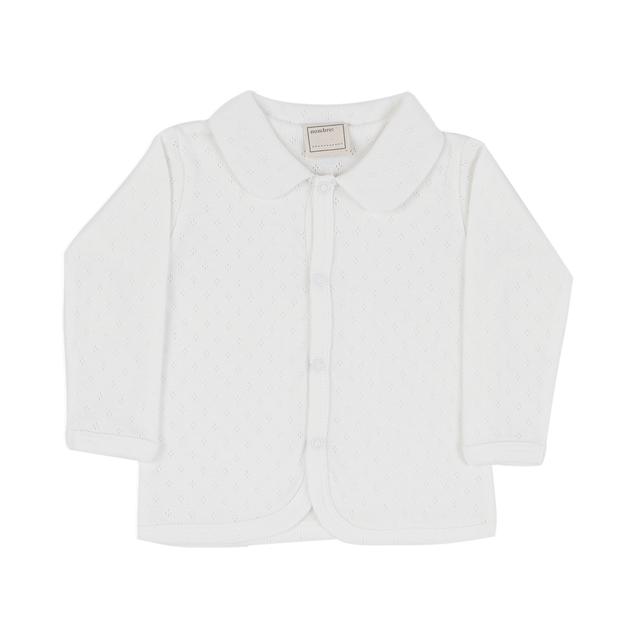Top Cuello Holey Blanco - Minicoton