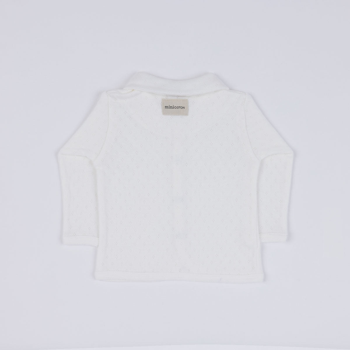 Top Cuello Holey Blanco - Minicoton