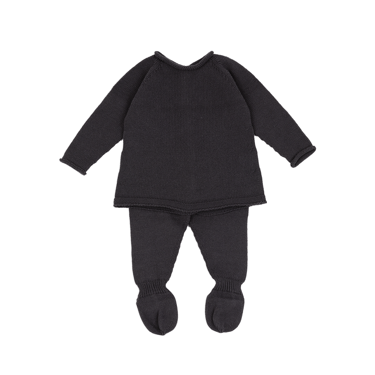 Set Welcome Knit Antracita - Minicoton