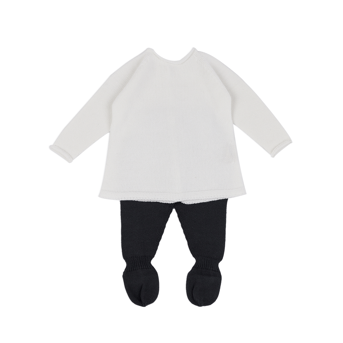 Set Welcome Knit Blanco/Antracita - Minicoton