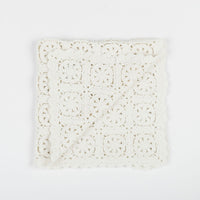 Manta Crochet Blanco - Minicoton