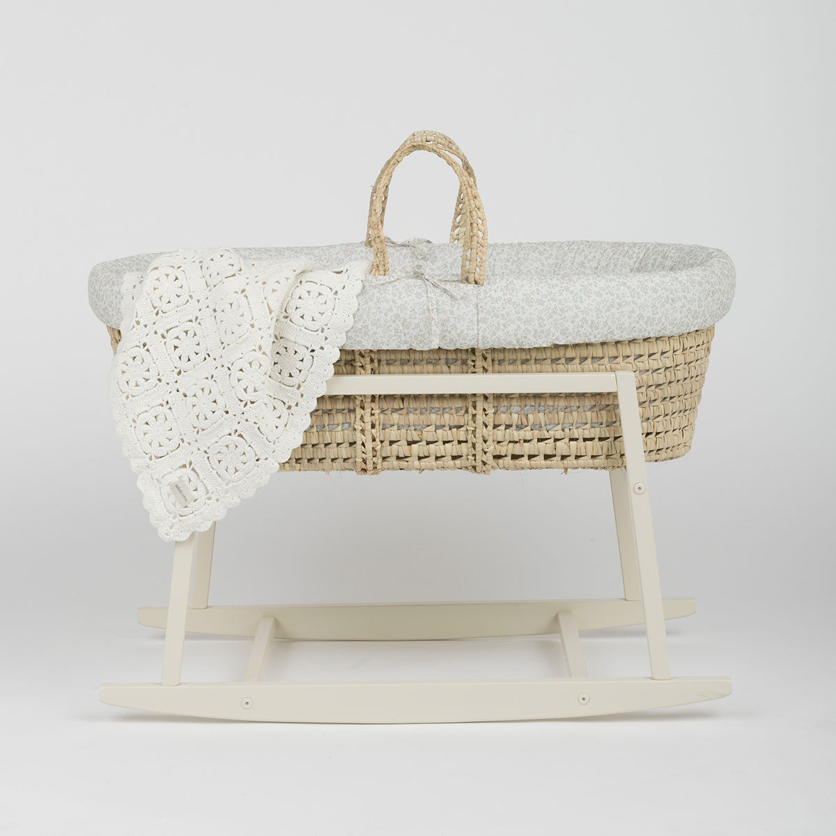 Manta Crochet Blanco - Minicoton