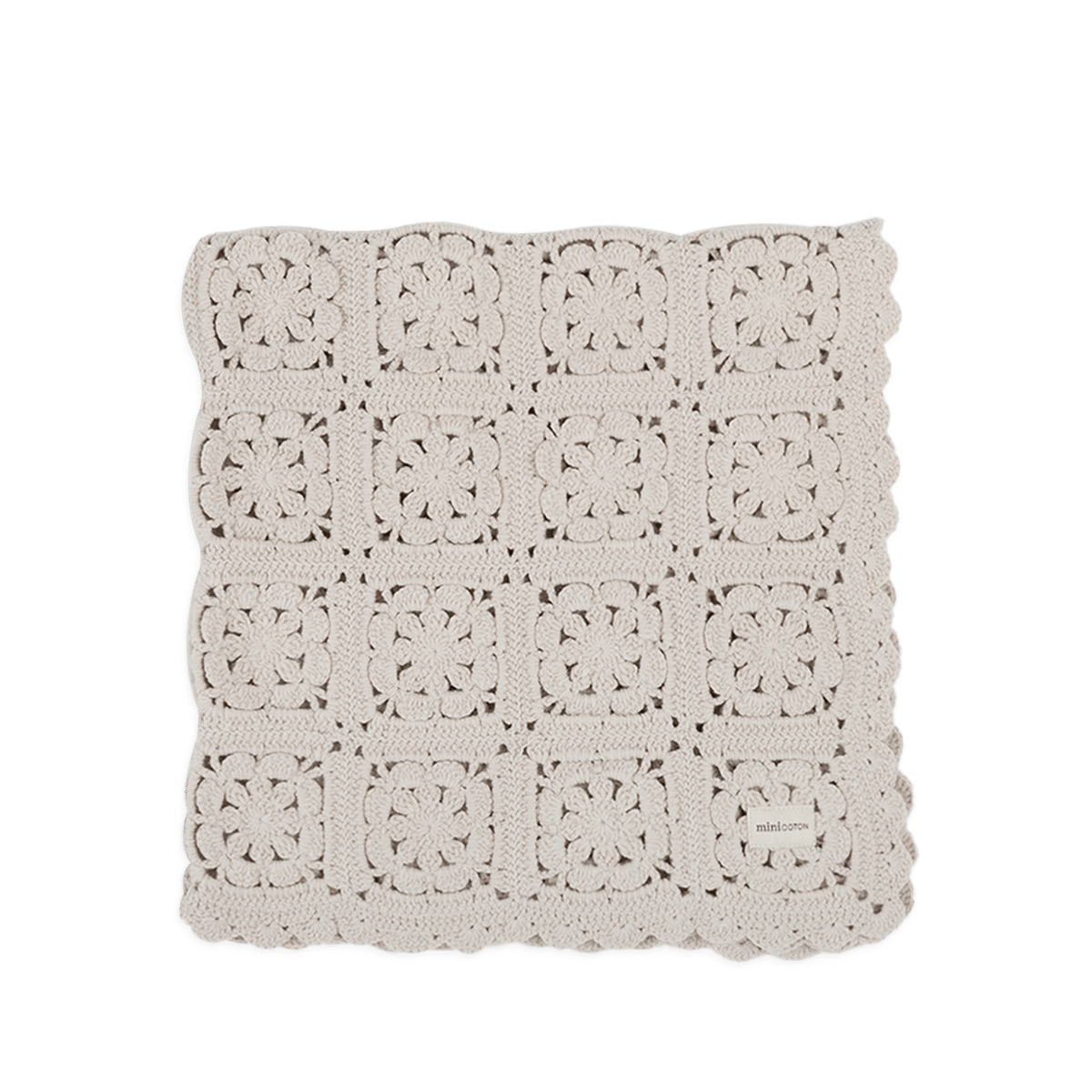 Manta Crochet Piedra - Minicoton