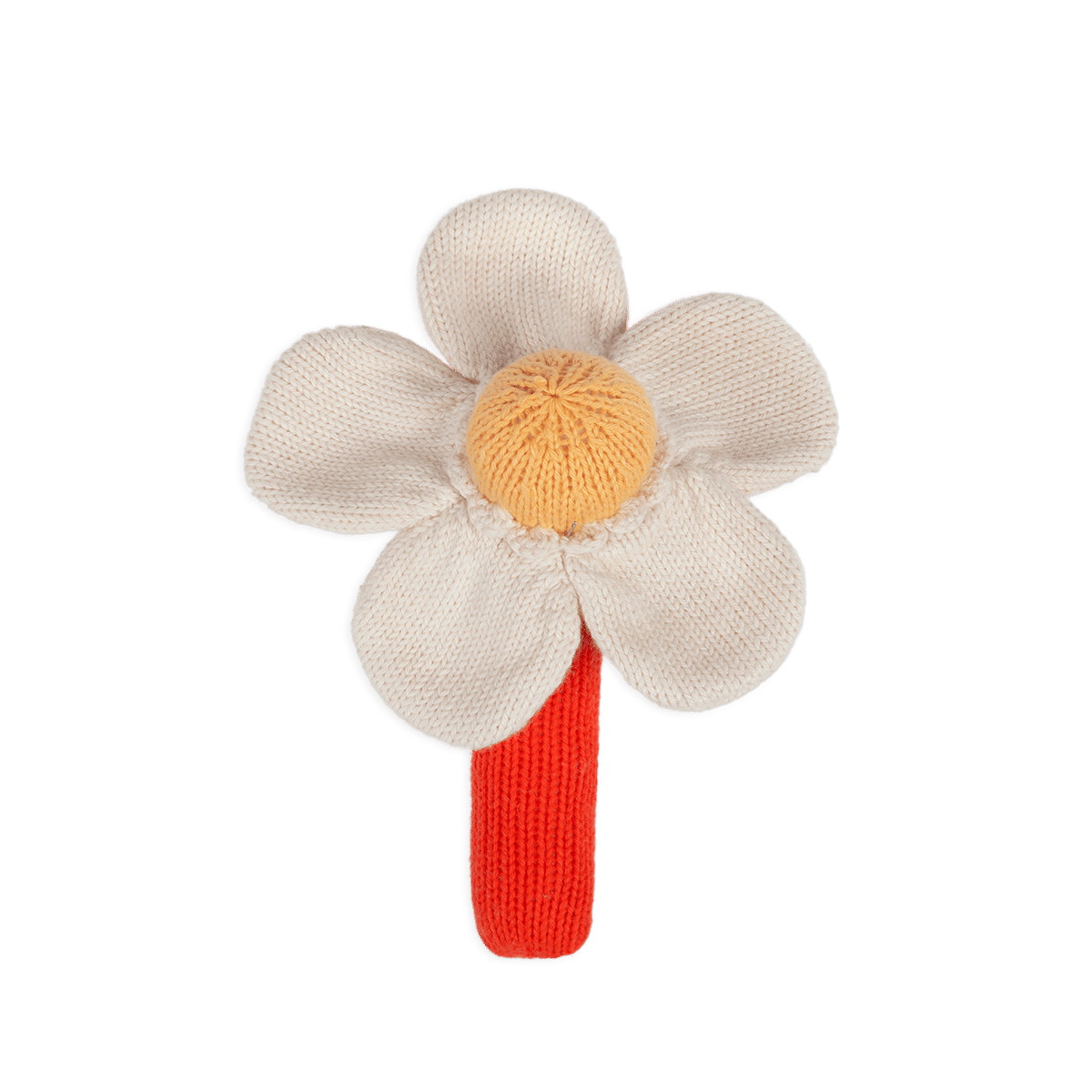 Sonajero Camomile Red / Crudo - Minicoton