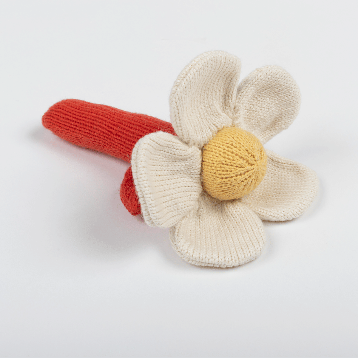Sonajero Camomile Red / Crudo - Minicoton