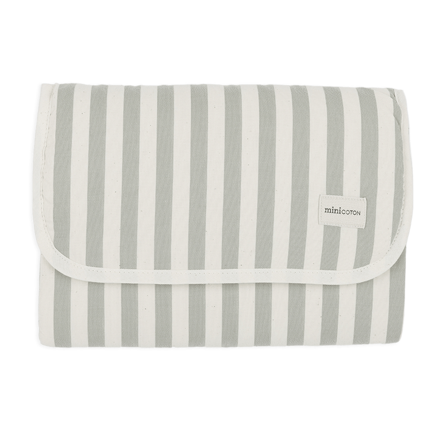 Cambiador Folded Rayas Mist - Minicoton