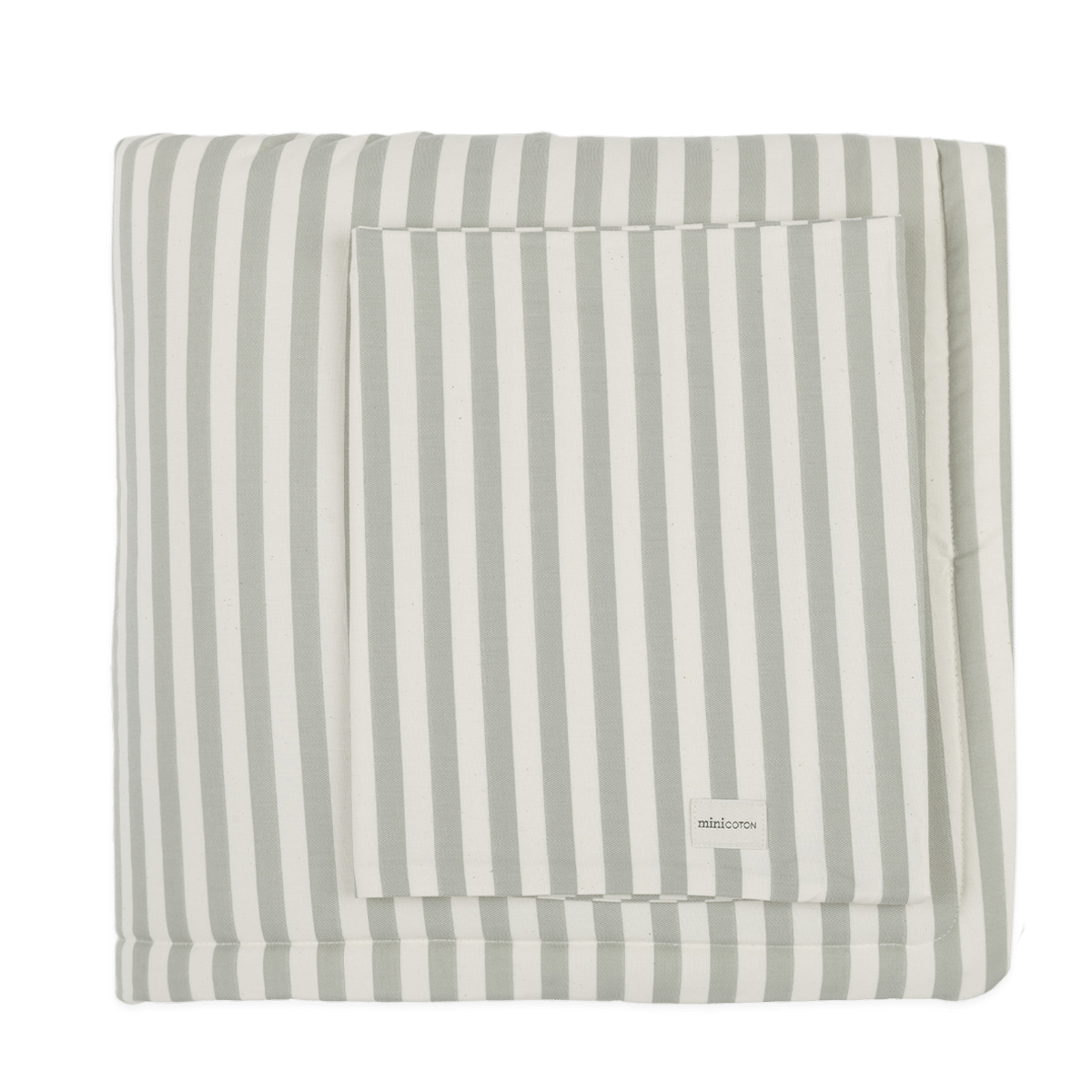 Colcha + Funda Almohada Rayas Mist - Minicoton