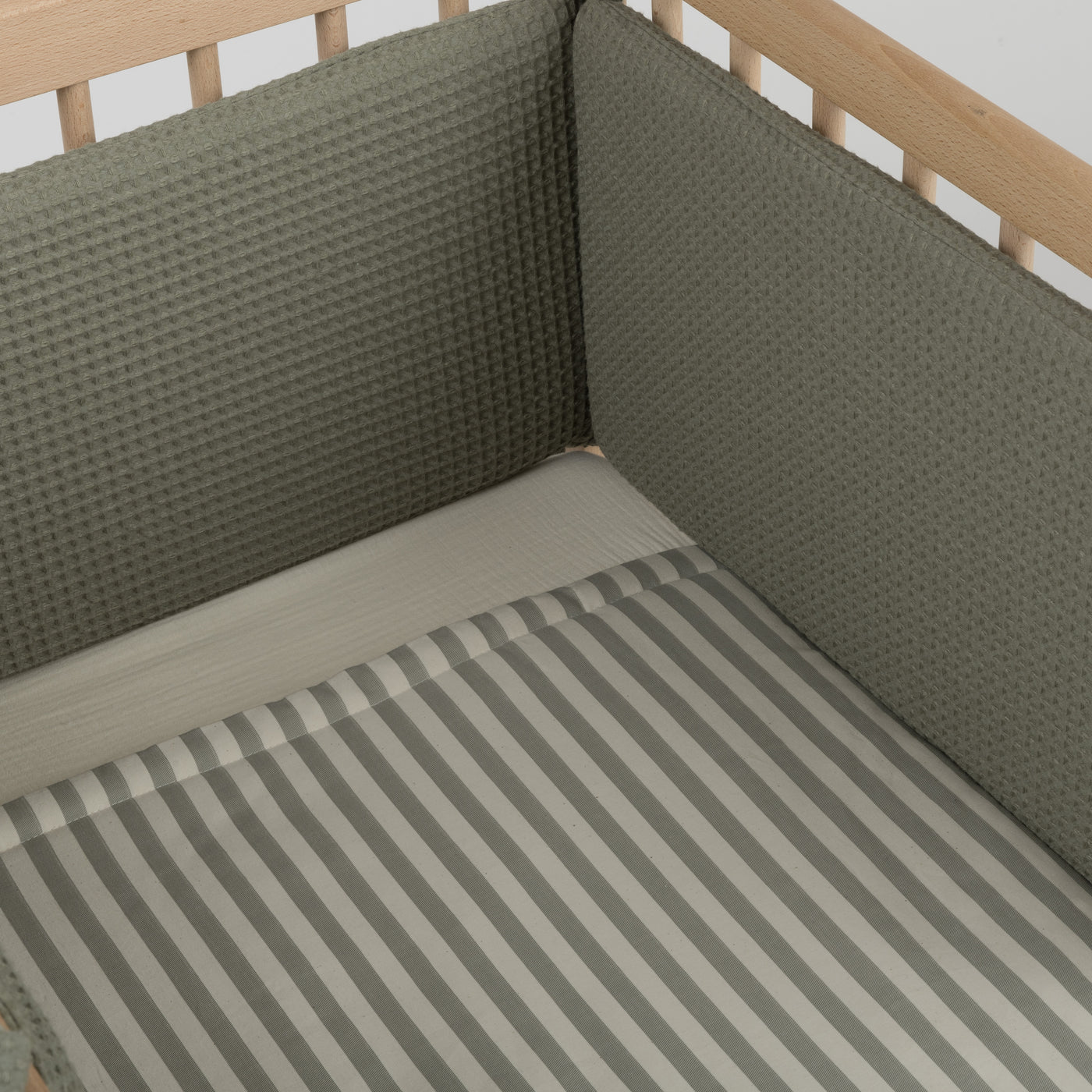 Colcha + Funda Almohada Rayas Mist - Minicoton