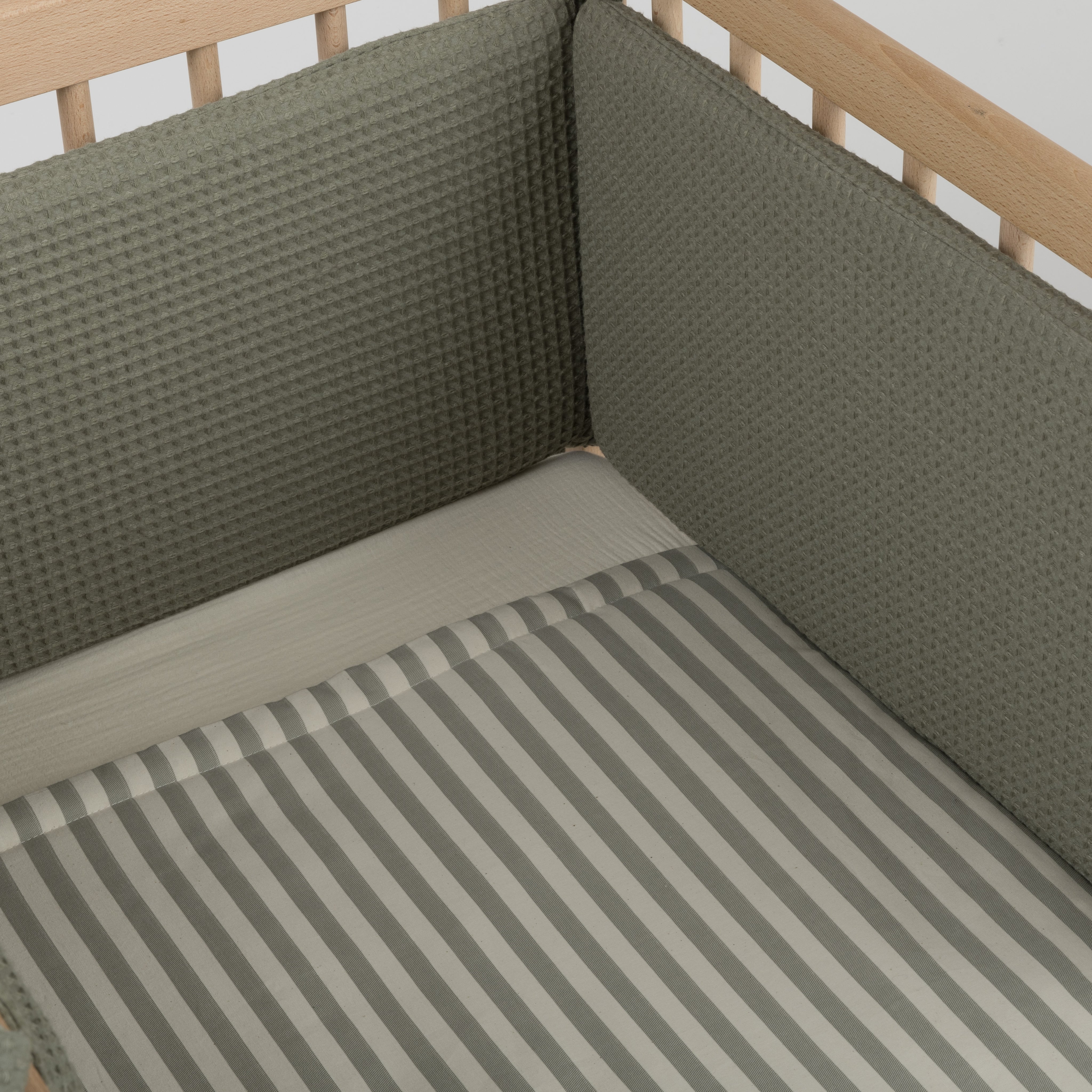 Colcha + Funda Almohada Rayas Mist - Minicoton