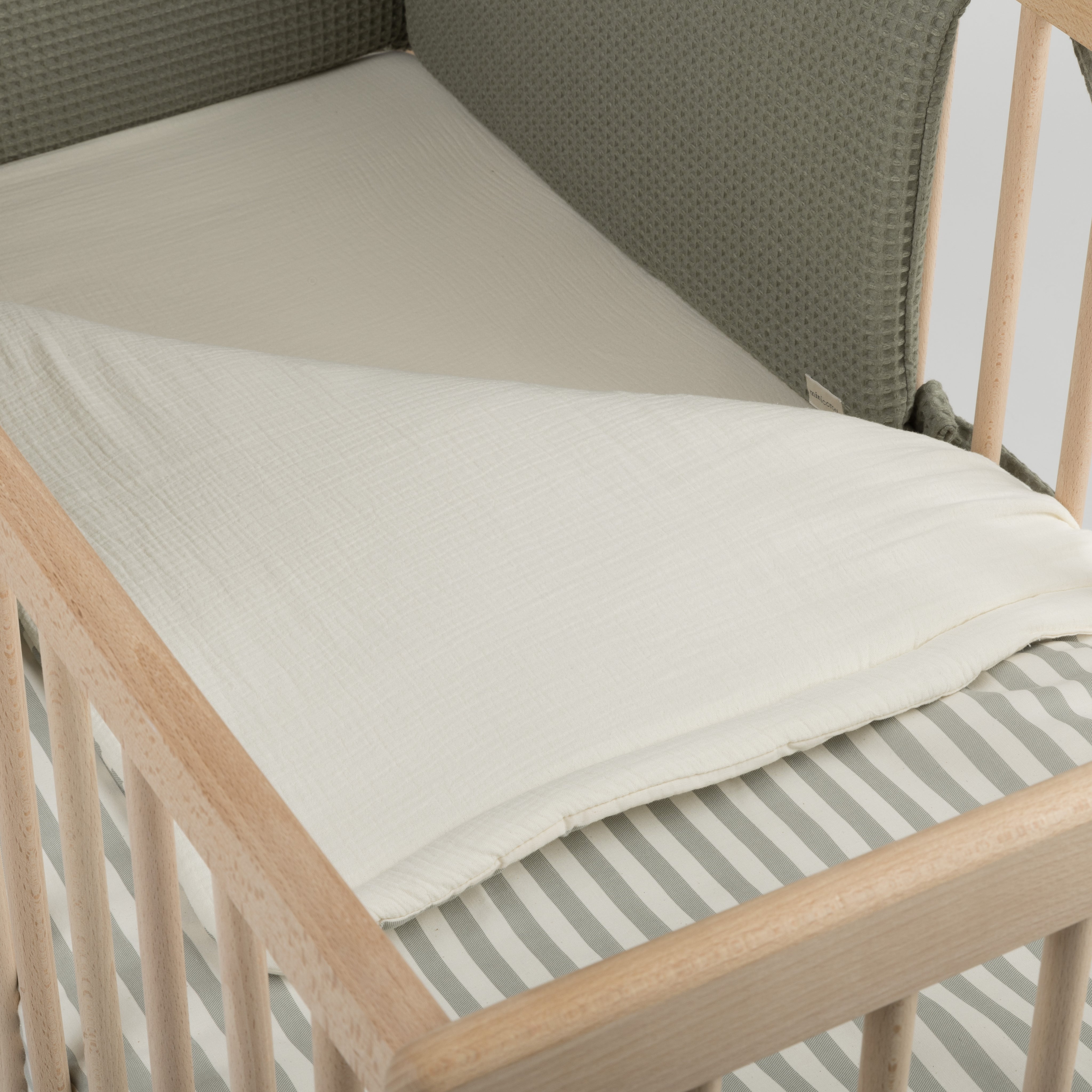 Colcha + Funda Almohada Rayas Mist - Minicoton