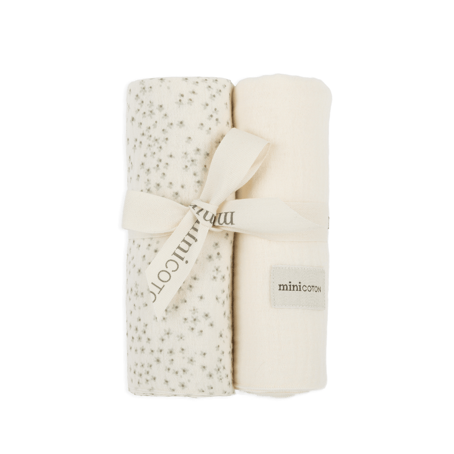 Pack Muselinas Flor Greenhouse + Crudo - Minicoton