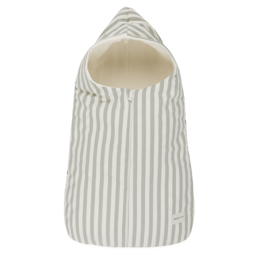 Saco Oval Rayas Mist - entretiempo - Minicoton