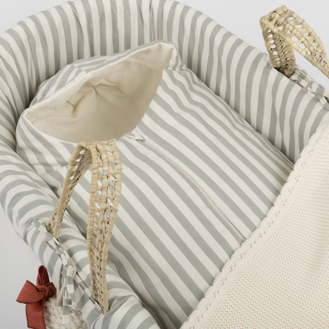 Saco Oval Rayas Mist - invierno - Minicoton