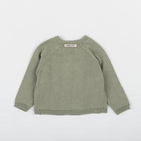 Top Cruzado Knit Musgo - Minicoton