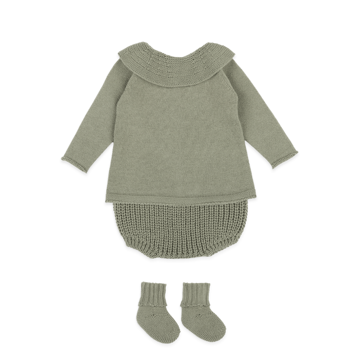 Set Welcome Culote Musgo - Minicoton