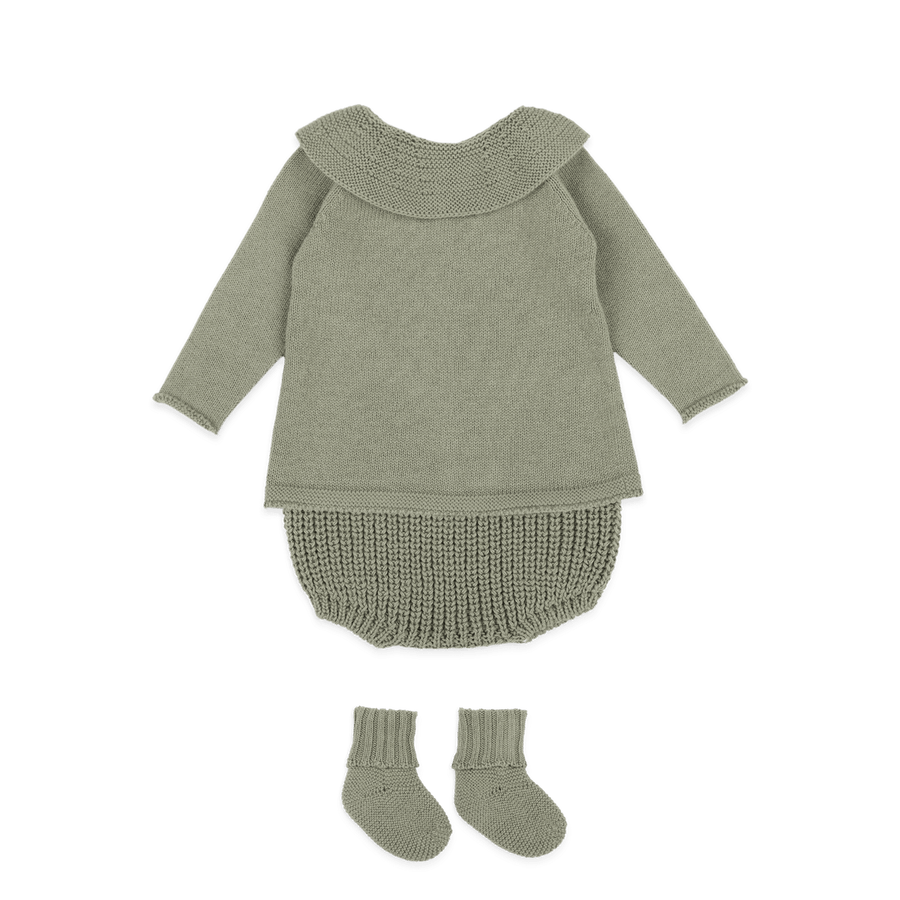 Set Welcome Culote Musgo - Minicoton