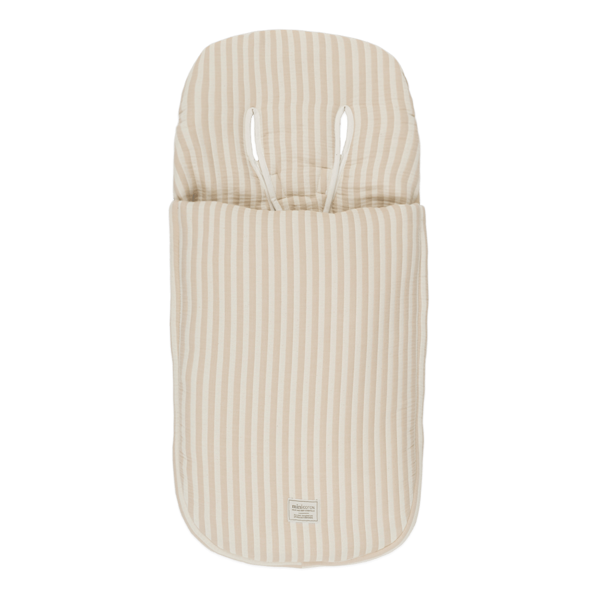SACO SILLA Rayas Nude - Minicoton