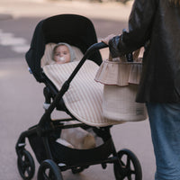 SACO SILLA Rayas Nude - Minicoton
