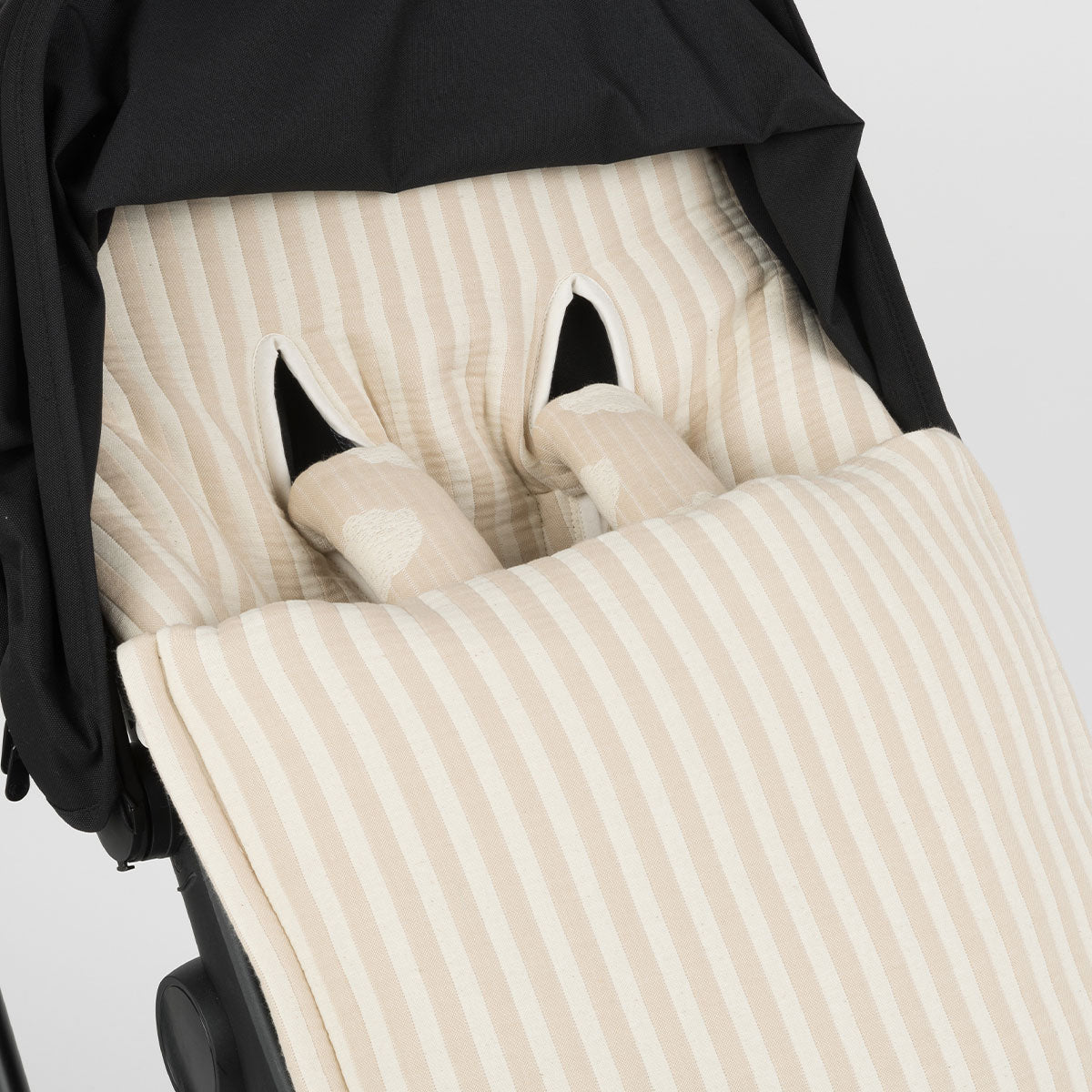 SACO SILLA Rayas Nude - Minicoton