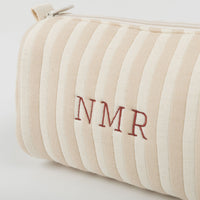 Neceser Rayas Nude Small - Minicoton