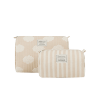Set Neceser Nubes + Rayas Nude - Minicoton