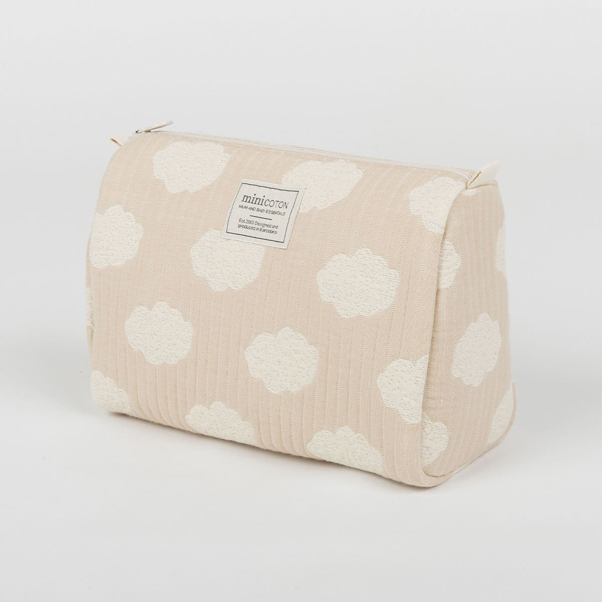 Set Neceser Nubes + Rayas Nude - Minicoton