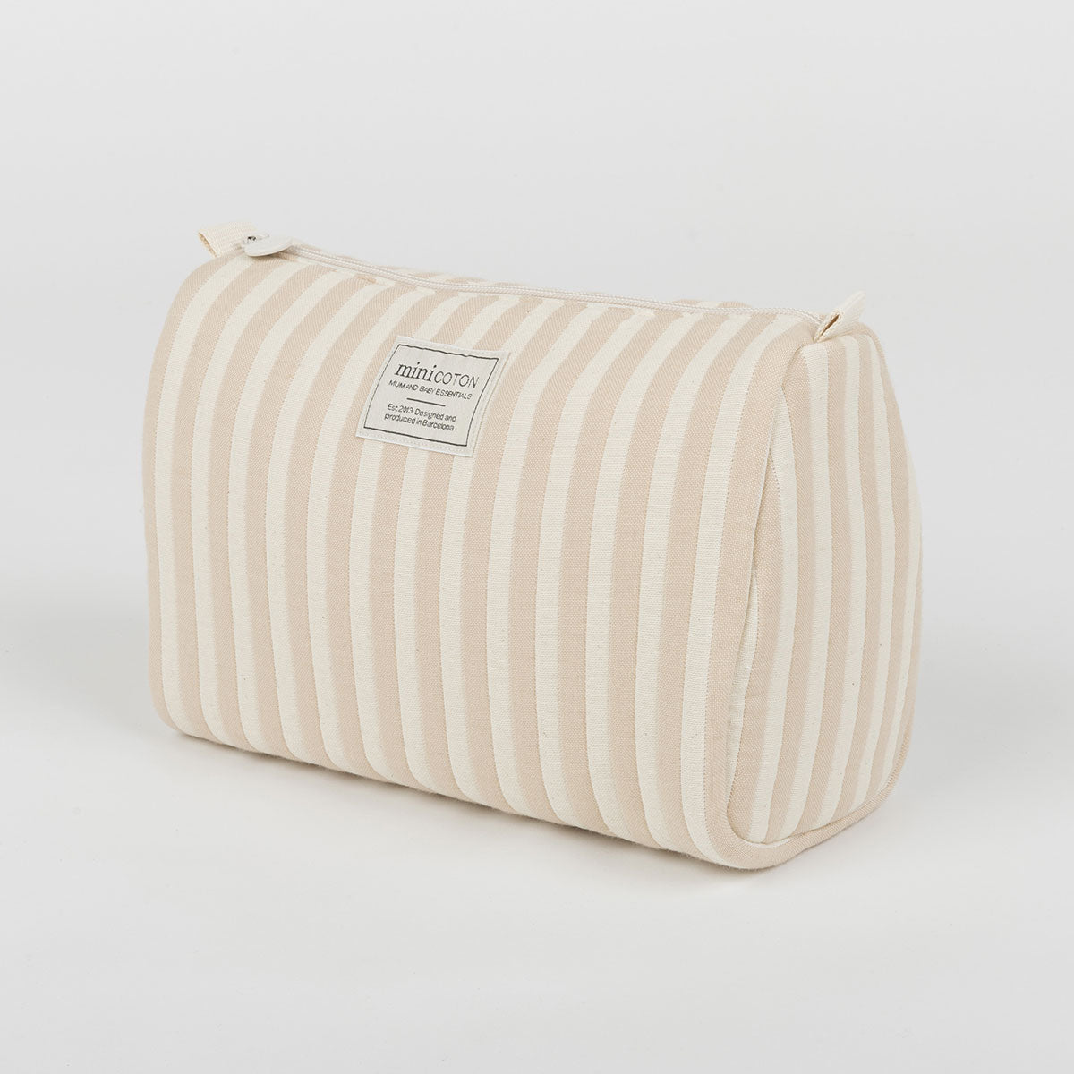 Set Neceser Rayas + Nubes Nude - Minicoton