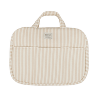 Bolsa Maternidad Rayas Nude - Minicoton