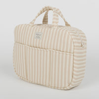 Bolsa Maternidad Rayas Nude - Minicoton