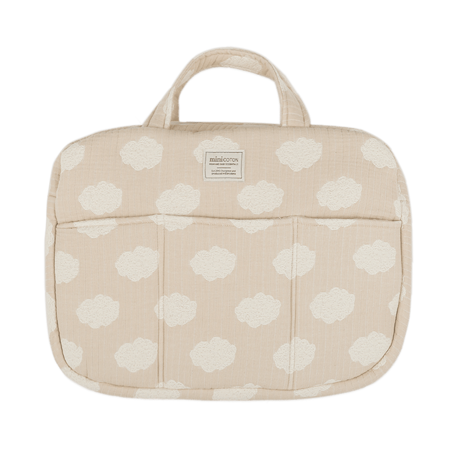 Bolsa Maternidad Nubes Nude - Minicoton