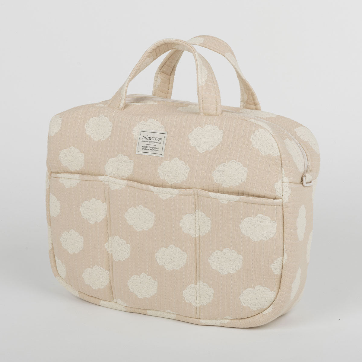 Bolsa Maternidad Nubes Nude - Minicoton