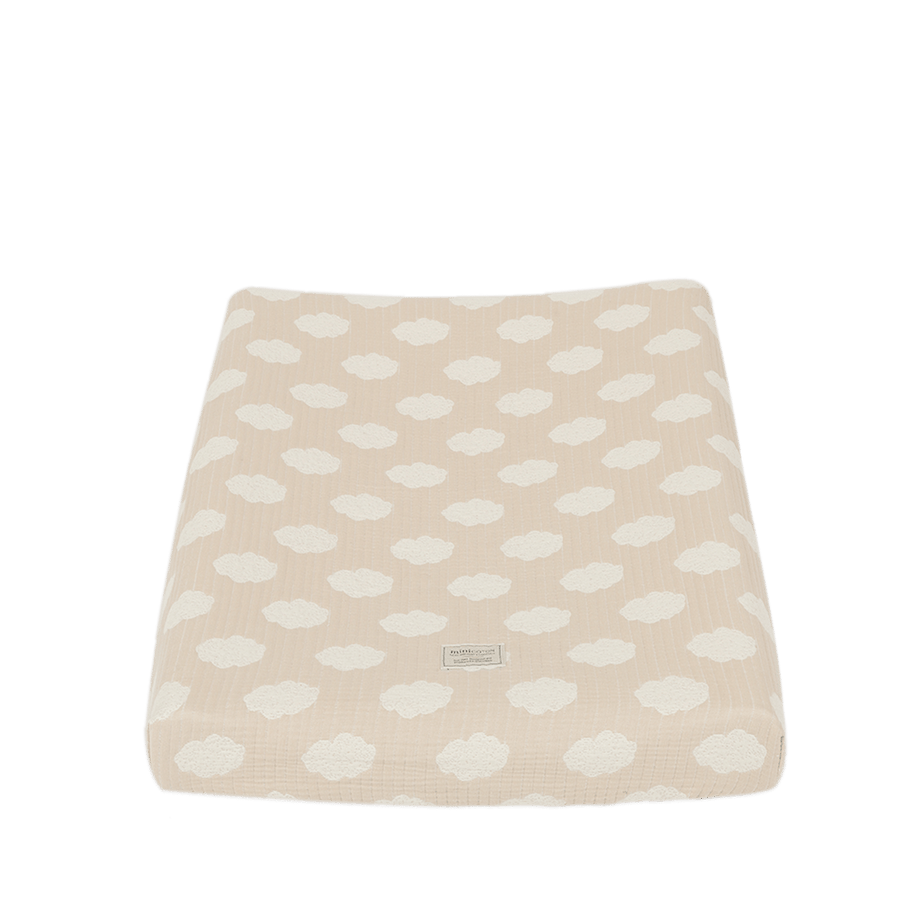 Funda Cambiador Nubes Nude - Minicoton
