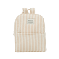 Mochila Rayas Nude - Minicoton