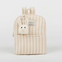 Mochila Rayas Nude - Minicoton