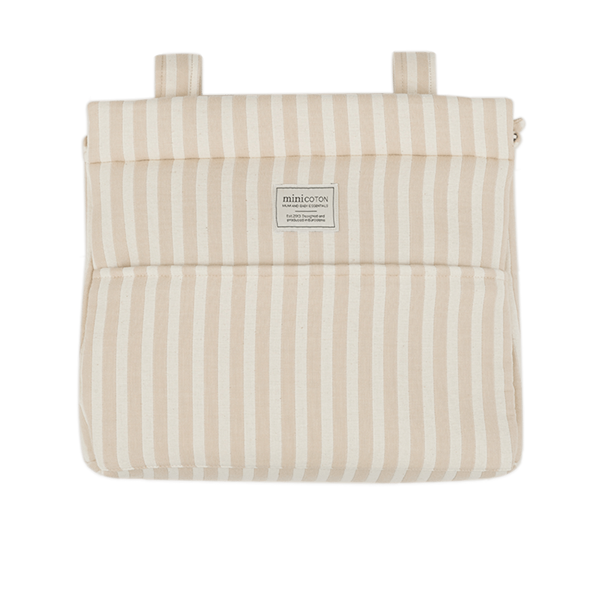 Bolsa Icon Rayas Nude - Minicoton