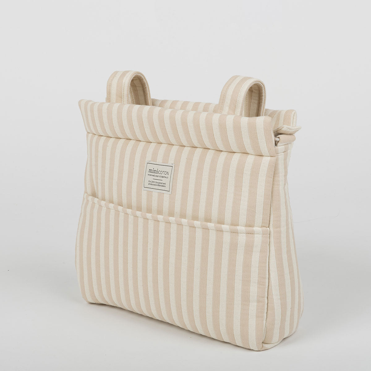 Bolsa Icon Rayas Nude - Minicoton
