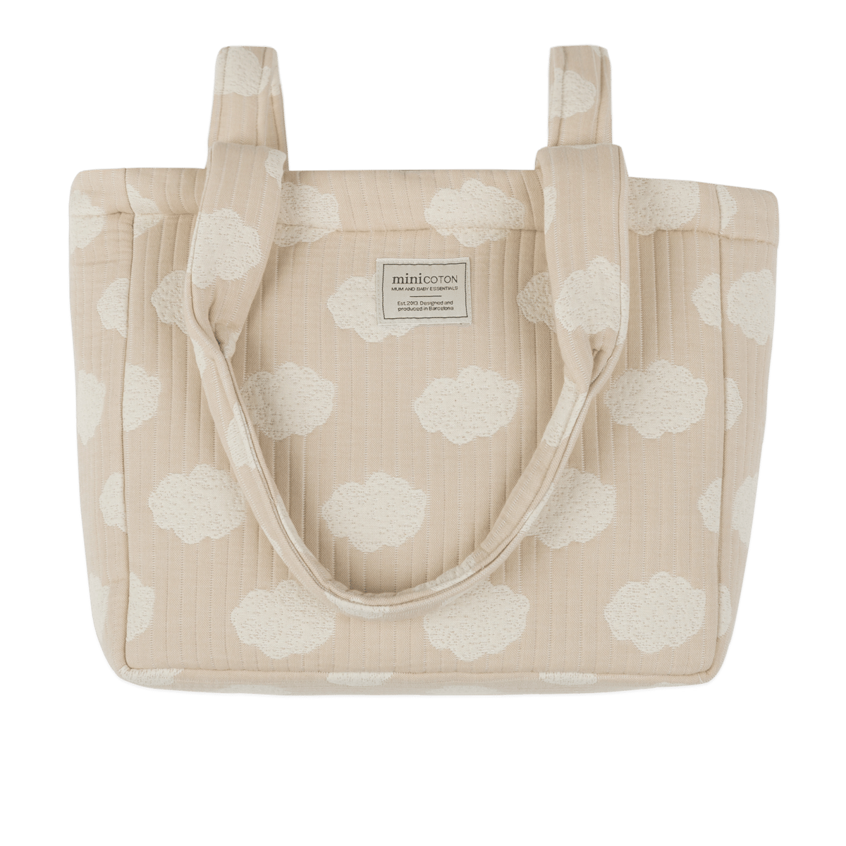 Bolsa Handle Nubes Nude - Minicoton