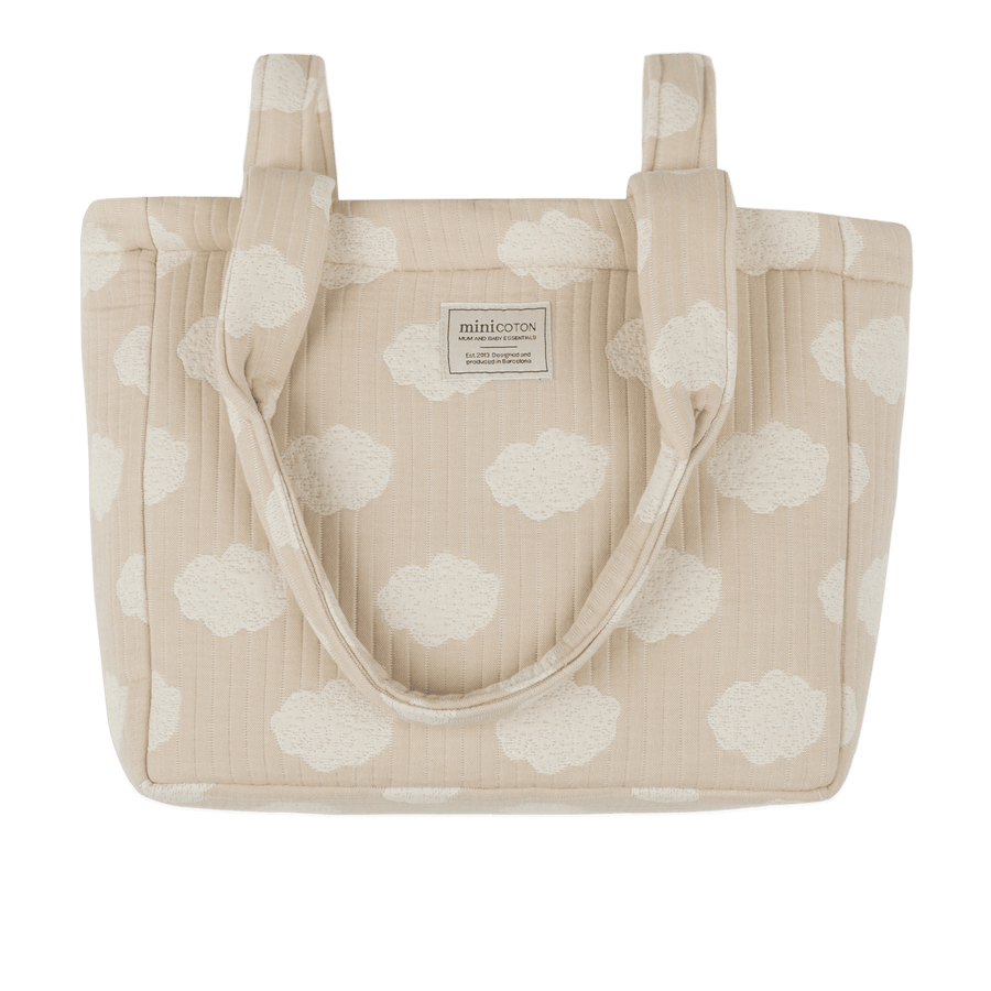 Bolsa Handle Nubes Nude - Minicoton