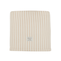 Colcha + Funda Almohada Rayas Nude - Minicoton
