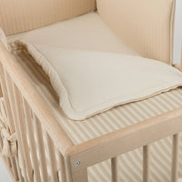 Colcha + Funda Almohada Rayas Nude - Minicoton