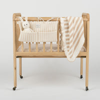 Organizador Cuna Rayas Nude - Minicoton