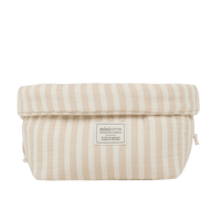 Organizador Cambiador Rayas Nude - Minicoton