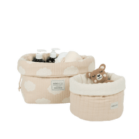Pack Organizador Cambiador Nubes Nude - Minicoton