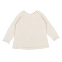 Top Basic Knit Crudo - Minicoton
