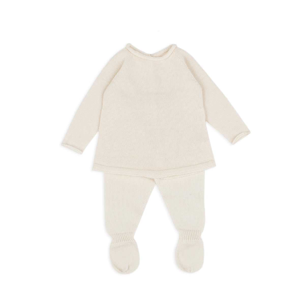 Set Welcome Knit Basic Crudo - Minicoton
