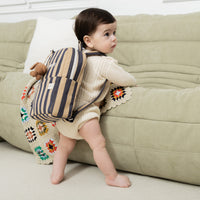 Mochila Navy + Caramel - Minicoton