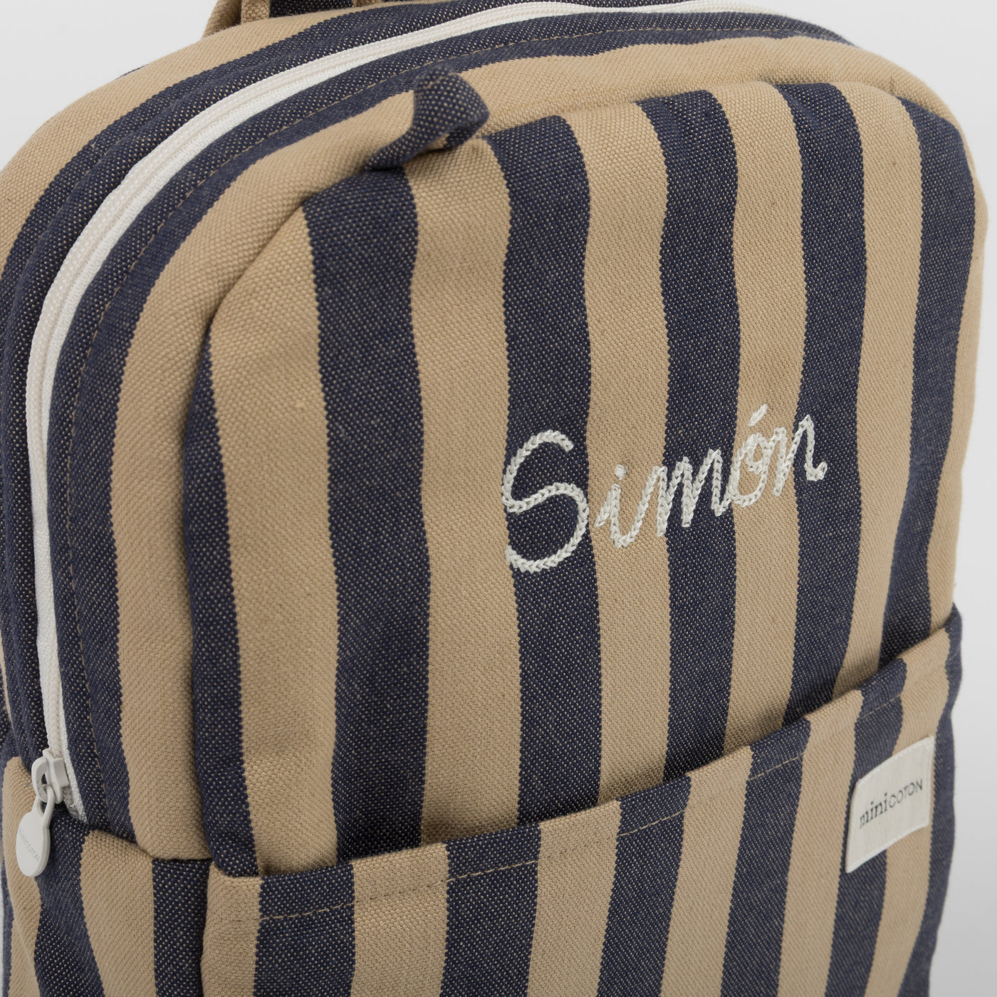 Mochila Navy + Caramel - Minicoton