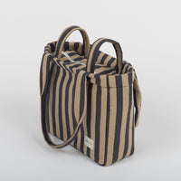 Bolsa Handle Navy + Caramel - Minicoton