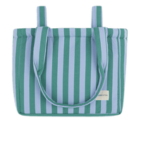 Bolsa Handle Green + Sky Blue - Minicoton